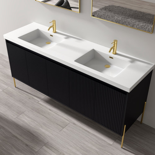 Modern & Contemporary Double Bathroom Vanities | Up To 60% Off | AllModern